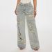 Vintage Washed Distressed Jeans For Women - Oversized High Street Baggy Pants With Heavyweight Denim & Grunge Style_ecoleips.com
