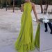 Women's Clothing Summer New Fashion Leisure Off Shoulder Sleeveless Solid Color Pleated Two Piece Suit_ecoleips.com