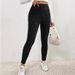Women's Clothing High-Waisted Solid Color Leggings For Women Autumn/Winter Warm Cold Proof Tight Fitting Casual Sports Yoga Bottoms_ecoleips.com