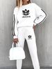 Women's Clothing Women's Thickened Hooded Sweatpants Autumn Winter Fashion Casual Print Suit Elegant Vacation_ecoleips.com