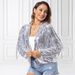 Women's Clothing Sequined Jacket Nightclub Ds Bar Street Dance Adult Women's Sequined Tassel Cardigan Jacket_ecoleips.com