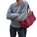 Diyun European And American Fashion Simple Style Round Neck Long Sleeve Sweater Base Knitwear Women's_ecoleips.com