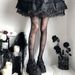 Unique Black Sweet Musical Note Women's Pantyhose, Thin Lolita Stockings, Wholesale Direct From Manufacturer_ecoleips.com