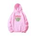 hooded Fleece Sweatshirt For Women, 2024 New Spring Oversize Jacket, Casual Plus-size Loose Jacket_ecoleips.com