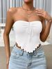 New European And American Summer Fashion Independent Site Cross-border Sexy Ruffled Halter Neck Strap Two-way_ecoleips.com