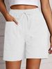 Aria Basics Aria Basics European And American Cross-border Summer New Women's Clothing, Solid Color Pocketed Loose High-waisted Casual_ecoleips.com