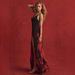 Women's High Slit Halter Backless Floral Print Maxi Dress – Casual Beach Resort Party Gown_ecoleips.com