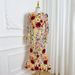 Women's Clothing Spot Heavy Duty Boutique Colorful Embroidery Handmade Three Dimensional Flower Slim Fishtail Skirt Temperament Dress For Women_ecoleips.com