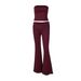 Hot-selling Women's Clothing Summer New Fashion Casual Tube Top Slim Solid Color Small Flared Pants Set_ecoleips.com