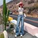 2025 Spring/Summer New American Retro Washed Loose Straight-Leg Jeans For Women, Versatile Draped Wide-Leg Pants_ecoleips.com