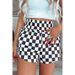 2025s Summer New High-Waisted Three-Quarter Shorts Fashion Trendy Printed Loose Casual Pants For Women_ecoleips.com