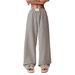 Women's High-Waisted Wide-Leg Pants Casual Striped Trousers Loose Fit Harajuku Style Comfortable Lounge Pants_ecoleips.com