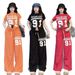 Women's Clothing Summer Fashion Slim Fit Two Piece Set Casual Letter Print Top With Wide Leg Pants Full Length Straight Leg Design_ecoleips.com