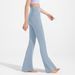 Women's Clothing Antibacterial Yoga Flared Pants Women's Nude High Waist Peach Hip Lifting Sports Flared Yoga Pants_ecoleips.com
