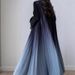 Women's Clothing Long Outer Robe Pleated Hot Sale Foreign Trade Coat Jacket Cape Printing_ecoleips.com