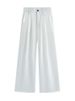 K Women's New Casual Thin Style High Waist Slimming Straight Leg Hanging Wide Leg Pants Long Pants_ecoleips.com