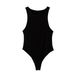 Summer New Arrival Women's Sexy Tight Fitting Bodysuit Sleeveless Jumpsuit Trendy European American Style_ecoleips.com