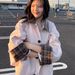 Elegant Two-tone Lapel Trench Coat For Women, Autumn Vintage Style, Petite Stylish, Versatile And Super Attractive_ecoleips.com