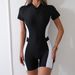 Women's Clothing New One Piece Swimsuit Short Sleeved Boxer Women's Swimsuit One Piece Sports Style Swimsuit Spot_ecoleips.com