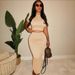 2025 Spring Summer New Women's Fashion Short Cropped T-Shirt High Waist Bodycon Skirt Casual Set_ecoleips.com