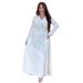 Women's Clothing Fashion Diamond Studded Satin Evening Dress_ecoleips.com