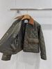girl 25 Autumn And Winter New Women's Turn-down Collar Short Quilted Cotton Jacket_ecoleips.com