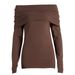 Cross-Border Sweater Women 2026 Autumn Winter European American Style Long Sleeve Knitted Bottoming Shirt One Sexy Slim_ecoleips.com