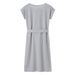 Summer Fashion Women's Solid Color Dress With Tie Word Collar And Pocket Stylish Casual Maxi Dress For Women_ecoleips.com