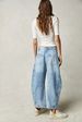 K Casual Loose Mid Waist Tube Shaped Women's Jeans. No Belt Or Other Accessories_ecoleips.com