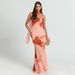Women's Clothing Temperament Beautiful Slim Fit Tube Top Print Halter Neck Long Dress_ecoleips.com