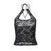 Aria Basics Aria Basics European And American INS Fashion Summer New Sexy Lace Halter Neck Versatile Backless Tank Top For Women Wholesale_ecoleips.com