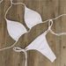 Women's Clothing Halter Neck Solid Color Three Point Bikini Sexy Swimsuit Women's Split Straps Adjustable Multi Color Swimsuit_ecoleips.com