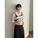 AlloFu Thirteen Lines Color-Block Miu Style Small Camisole 2025 Early Autumn Slim-Fit Top 19227_ecoleips.com