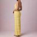 Women's Sexy Halter Backless Ruffled Fringe Bodycon Maxi Dress – Evening Party Gown_ecoleips.com
