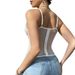 Women's Sexy Fishtail Bra With Underwire Lace Trim See Through Patchwork Design Camisole Corset_ecoleips.com