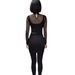 Women's Clothing Patchwork Pleated Satin Lace Fashionable Hollow Glitter Highlights Slim Fit Hip Hugging Dress_ecoleips.com