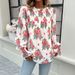 DiYun Develops Designs 's Floral Print Shirt Tops Spring/summer 2026, Featuring An Elegant And Sophisticated_ecoleips.com