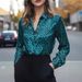 Popular Item On Wish And Amazon: New Autumn Satin Printed Long-sleeve Women's Shirt_ecoleips.com
