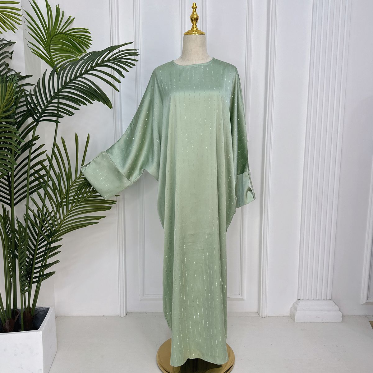 Women's Clothing Spring and Summer Party Waist Tie Striped Dress LR884_ecoleips.com