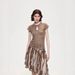 Design Mohair Wool Shoulder Hollow Design Wool Top_ecoleips.com