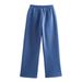 Women's Clothing Spring New Style College Style Long Sleeved Sweater Casual Pants Suit_ecoleips.com