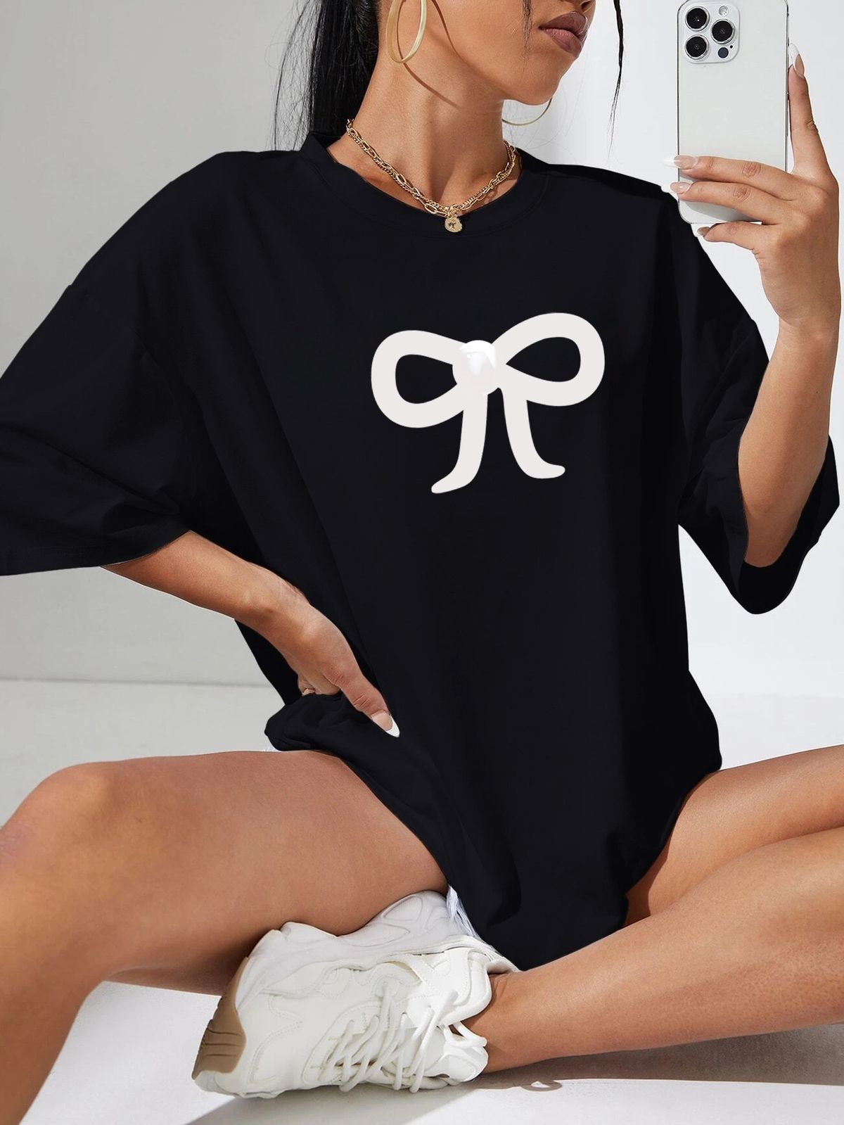 Women's Casual round Neck Short Sleeve T-Shirt Multi-Color Solid Loose Printed Top European American Style Fashionable Sports_ecoleips.com