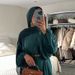 Muslim Fashion Solid Color Abaya Two Piece Set Turkey Dress_ecoleips.com