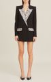 K Fashionable New Handmade Gorgeous Heavy Industry Nail Bead Inlaid Diamond Slim Fit Mid Length Suit Jacket_ecoleips.com