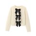 New European And American Women's Clothing Fashion Soft Slim-fitting Crew Neck Long-sleeved Knitted Sweater_ecoleips.com
