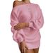 Aria Basics Aria Basics 2025 Autumn Winter Cross-Border Hot-Selling European And American Style Casual Off-Shoulder Lantern Sleeve_ecoleips.com