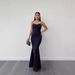 Women's Clothing Two Piece Set Beaded Halter Neck Top Sling Slim Fishtail Skirt Suit_ecoleips.com