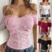 2025 Cross-Border European, American, And Southeast Asian Spring/Summer Lace Tops For Women, Sexy Hollow-Out,_ecoleips.com