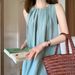 2025 New Sleeveless Halter Neck French For Women, Summer Design With A Unique And Elegant Feel, Long Dress_ecoleips.com