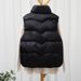 Women’s Lightweight Quilted Vest – Oversized Puffer Sleeveless Jacket For Fall & Winter Loose Waistcoat Vest Vest Jacket_ecoleips.com